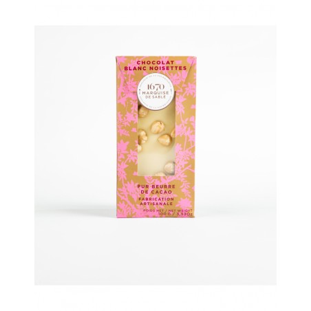 Chocolat blanc aux noisettes